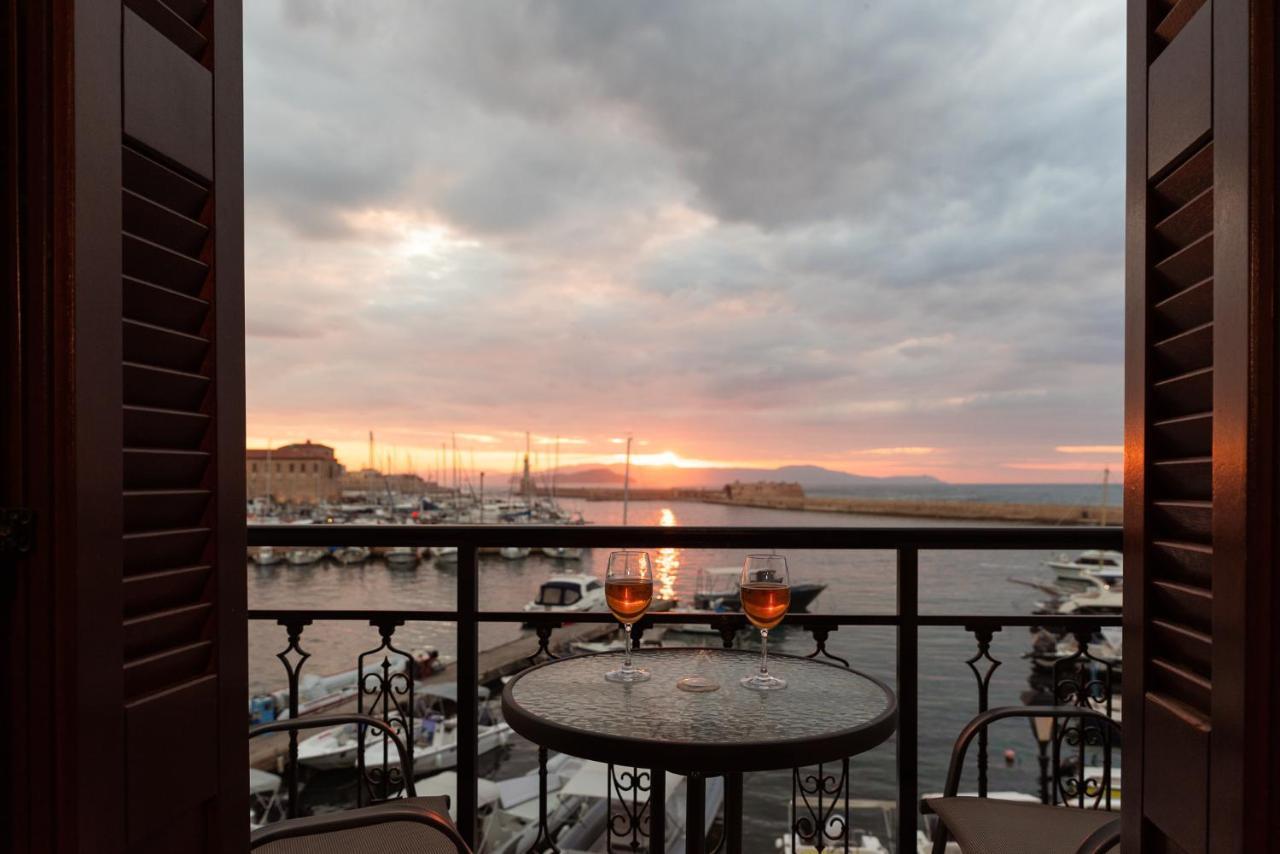 Destino Home Overlooking The Venetian Port Of Chania Hanya Dış mekan fotoğraf